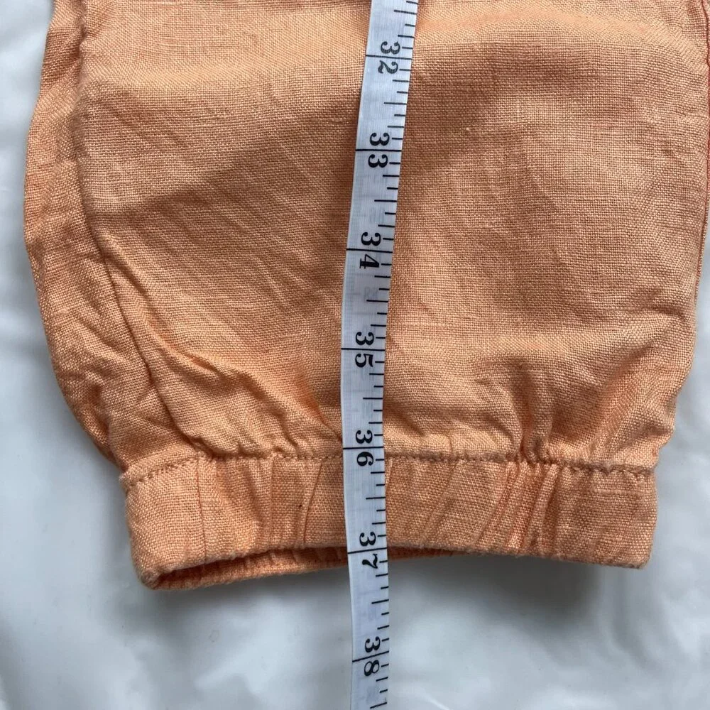 Athleta Cabo Linen Jogger Peach Size 10 - Picture 6 of 7